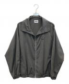90909090）の古着「N Logo Stripe Blouson」｜グレー