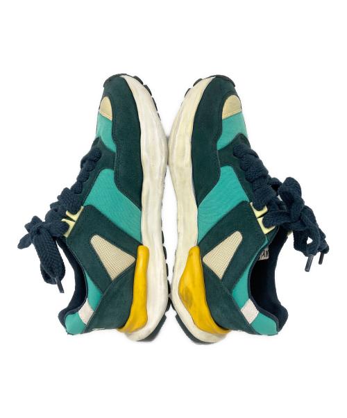 MIHARA YASUHIRO（ミハラヤスヒロ）MIHARA YASUHIRO (ミハラヤスヒロ) NIGEL CABOURN (ナイジェルケーボン) スニーカー グリーン サイズ:40の古着・服飾アイテム