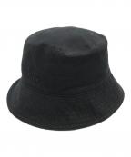 MIU MIUミュウミュウ）の古着「ドリル バケットハット」｜ブラック