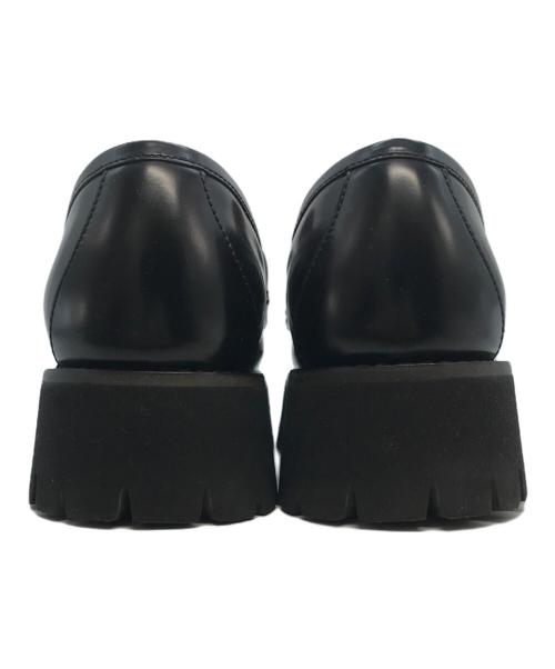 GUCCI（グッチ）GUCCI (グッチ) ホースビット付き ウィメンズ ローファー ブラック サイズ:37の古着・服飾アイテム