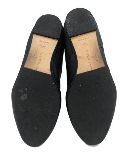 BOTTEGA VENETA（ボッテガベネタ）BOTTEGA VENETA (ボッテガベネタ) バレエパンプス ブラック サイズ:34 1/2の古着・服飾アイテム