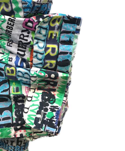 BURBERRY（バーバリー）BURBERRY (バーバリー) 総柄プリントシャツ グリーン サイズ:XLの古着・服飾アイテム