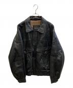 D'HOMME A HOMMEドムアオム）の古着「シープレザージャケット」｜ブラック