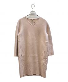 'S Max Mara（エスマックスマーラ）の古着「ヴァージンウールアンゴラワンピース」｜ピンク
