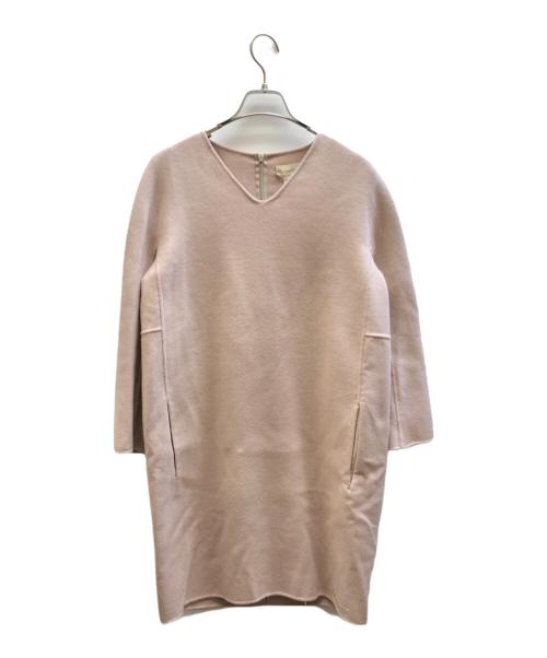 'S Max Mara（エスマックスマーラ）'S Max Mara (エスマックスマーラ) ヴァージンウールアンゴラワンピース ピンク サイズ:40の古着・服飾アイテム