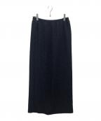 FRAMeWORKフレームワーク）の古着「メタリックジャガードスカート」｜ネイビー