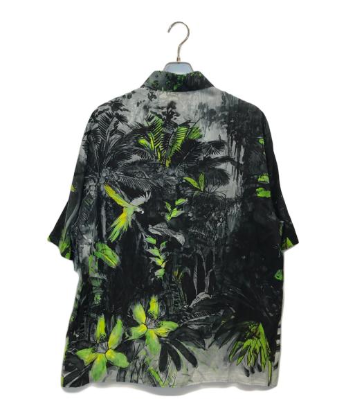 VALENTINO（ヴァレンティノ）VALENTINO (ヴァレンティノ) 総柄半袖シャツ ブラック サイズ:Mの古着・服飾アイテム