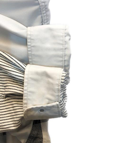 THE NORTHFACE PURPLELABEL（ザ・ノースフェイス パープルレーベル）THE NORTHFACE PURPLELABEL (ザ・ノースフェイス パープルレーベル) Plaid Patchwork Shirt グレー サイズ:Lの古着・服飾アイテム