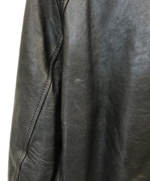 COACH（コーチ）COACH (コーチ) レザースタジャン ブラック サイズ:Sの古着・服飾アイテム