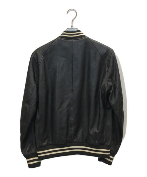 COACH（コーチ）COACH (コーチ) レザースタジャン ブラック サイズ:Sの古着・服飾アイテム