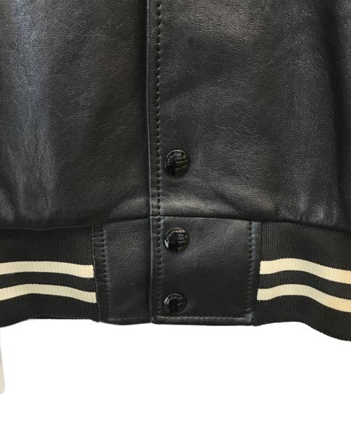 COACH（コーチ）COACH (コーチ) レザースタジャン ブラック サイズ:Sの古着・服飾アイテム