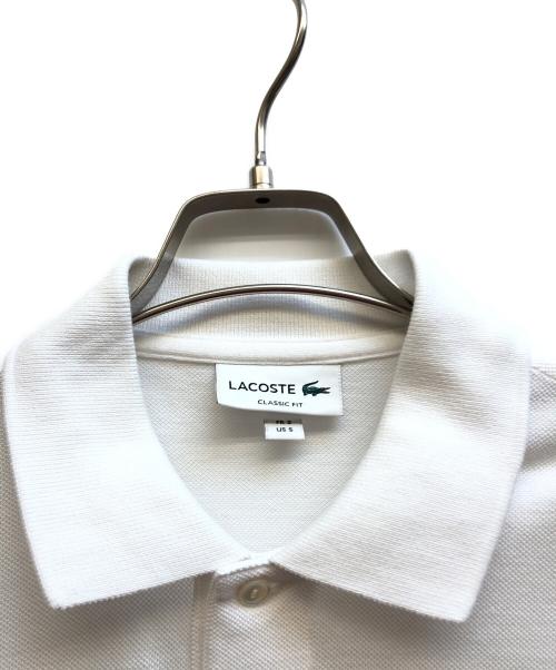 LACOSTE（ラコステ）LACOSTE (ラコステ) ポロシャツ ホワイト サイズ:FR 3の古着・服飾アイテム