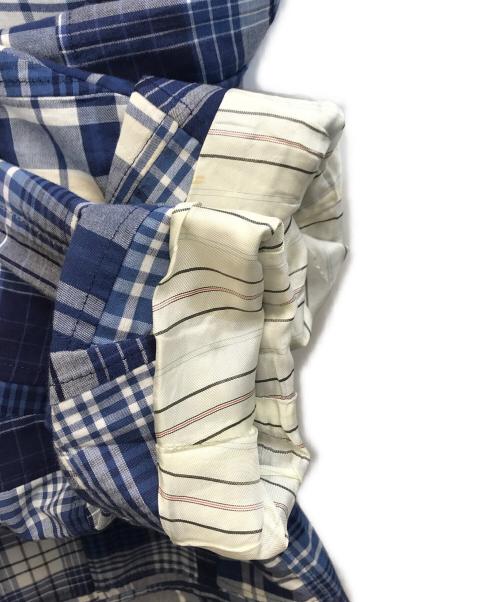 POLO RALPH LAUREN（ポロ・ラルフローレン）POLO RALPH LAUREN (ポロ・ラルフローレン) パッチワークテーラードジャケット ブルー サイズ:40Sの古着・服飾アイテム