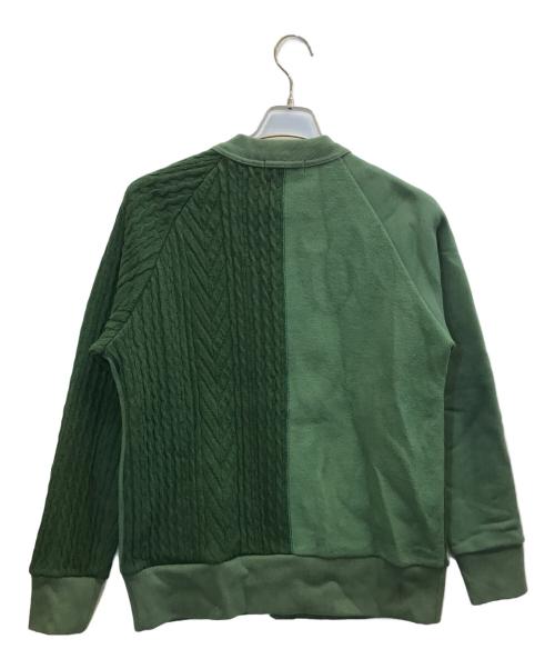 NIGEL CABOURN（ナイジェルケーボン）NIGEL CABOURN (ナイジェルケーボン) フィッシャーマンカーディガン グリーン サイズ:46の古着・服飾アイテム