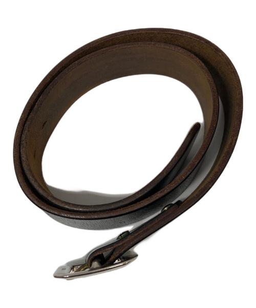 ADDICT CLOTHES（アディクト クローズ）ADDICT CLOTHES (アディクト クローズ) レザーベルト ブラウンの古着・服飾アイテム