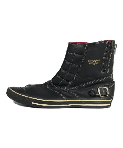 Lewis Leathers（ルイスレザース）Lewis Leathers (ルイスレザース) レザースニーカー ブラック サイズ:40、41の古着・服飾アイテム