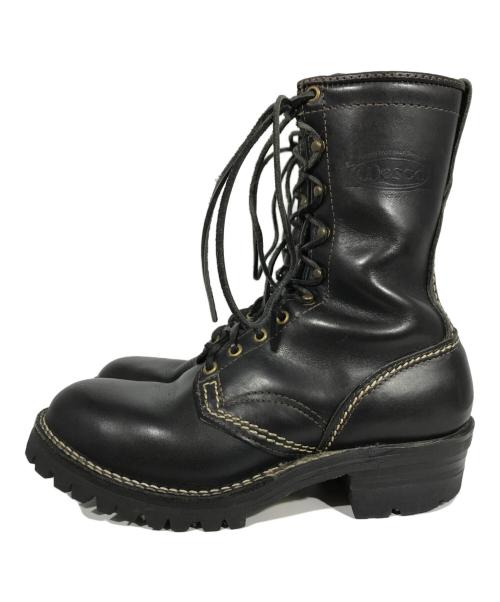 WESCO（ウェスコ）WESCO (ウェスコ) ワークブーツ ブラック サイズ:8 1/2の古着・服飾アイテム
