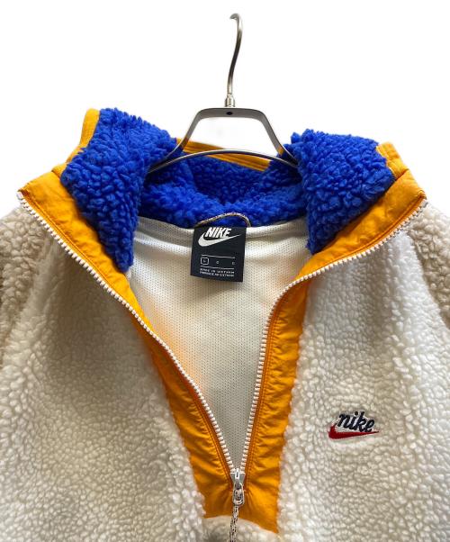 NIKE（ナイキ）NIKE (ナイキ) ハーフジップフーディ ウィンター イエロー×ブルー サイズ:Lの古着・服飾アイテム