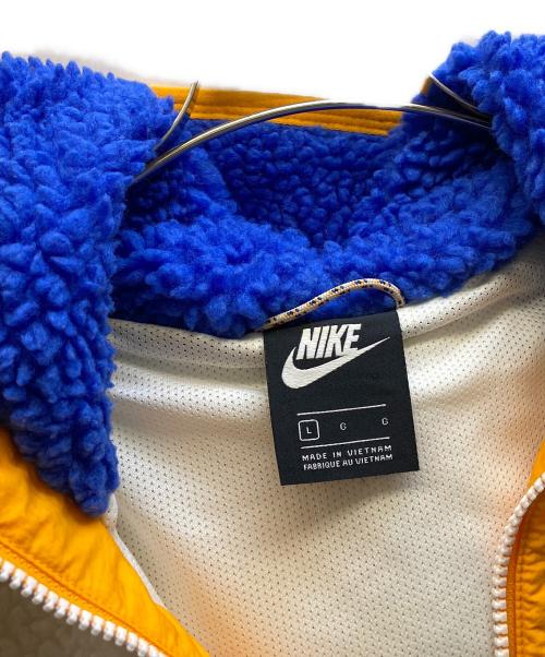 NIKE（ナイキ）NIKE (ナイキ) ハーフジップフーディ ウィンター イエロー×ブルー サイズ:Lの古着・服飾アイテム