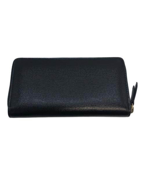 GUCCI（グッチ）GUCCI (グッチ) キングスネークラウンドファスナーウォレット ブラックの古着・服飾アイテム
