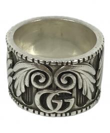 GUCCI（グッチ）の古着「GGリーフリング」｜シルバー