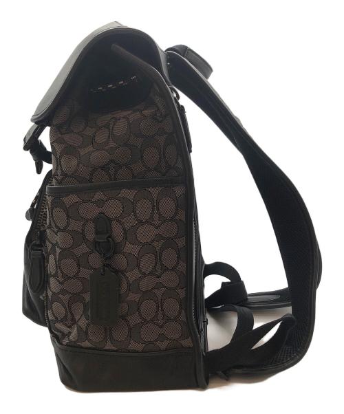 COACH（コーチ）COACH (コーチ) リーグ フラップ バックパック ブラックの古着・服飾アイテム