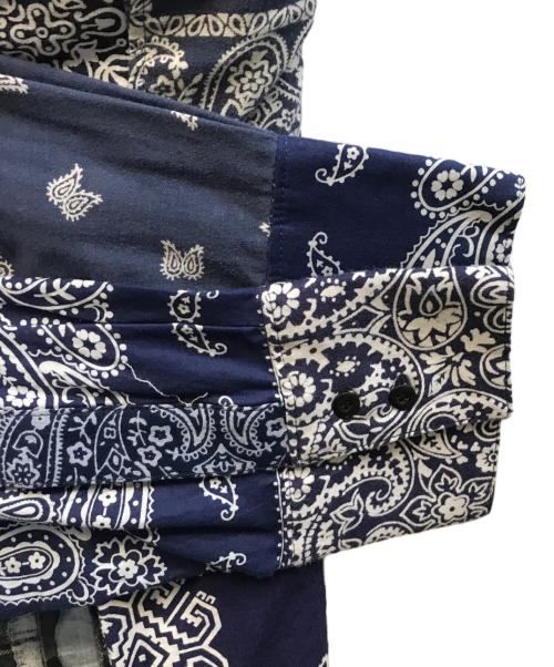 Rebuild by Needles（リビルドバイニードルス）Rebuild by Needles (リビルドバイニードルス) MIYAGIHIDETAKA (ミヤギヒデタカ) 再構築シャツ マルチカラー サイズ:-の古着・服飾アイテム