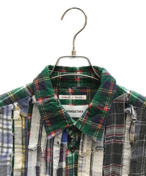 Rebuild by Needles（リビルドバイニードルス）Rebuild by Needles (リビルドバイニードルス) MIYAGIHIDETAKA (ミヤギヒデタカ) 再構築シャツ マルチカラー サイズ:-の古着・服飾アイテム