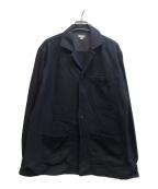CARUSOカルーゾ）の古着「ウールシャツジャケット」｜ネイビー