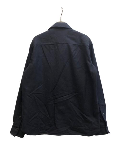 CARUSO（カルーゾ）CARUSO (カルーゾ) ウールシャツジャケット ネイビー サイズ:Sの古着・服飾アイテム