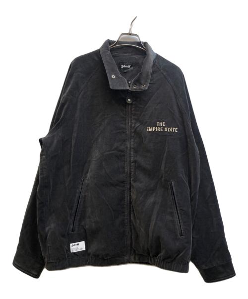 Schott（ショット）Schott (ショット) LEATHER COMBI SOUVENIR JACKET グレー サイズ:XLの古着・服飾アイテム