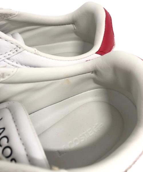 LACOSTE（ラコステ）LACOSTE (ラコステ) COURTLINE(コートライン) ホワイト サイズ:UK7.5の古着・服飾アイテム