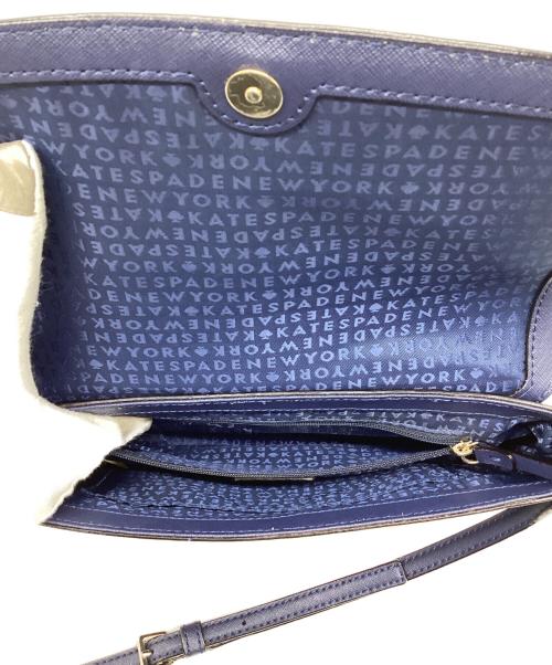 Kate Spade（ケイトスペード）Kate Spade (ケイトスペード)  2WAYショルダーバッグ ネイビーの古着・服飾アイテム
