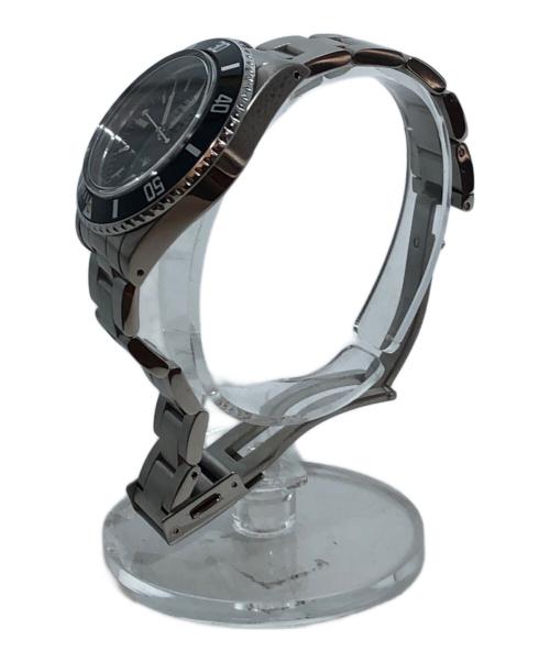 NAVAL WATCH（ナヴァル ウォッチ）NAVAL WATCH (ナヴァル ウォッチ) LOWERCASE (ロウワーケース) Sweep Quartz Diver ブラックの古着・服飾アイテム