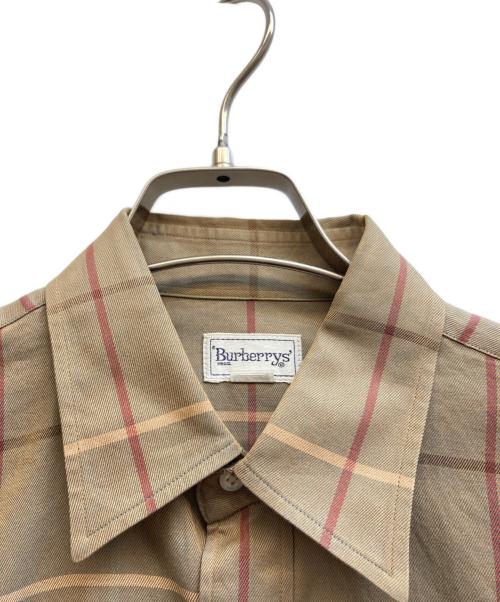 Burberry's（バーバリー）Burberry's (バーバリーズ) ノバチェックシャツ ベージュ サイズ:Mediumの古着・服飾アイテム