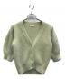 CELINE（セリーヌ）の古着「モヘア ショートスリーブニットカーディガン」｜グリーン