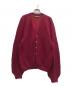 ARROW（アロー）の古着「モヘヤウールカーディガン」｜レッド