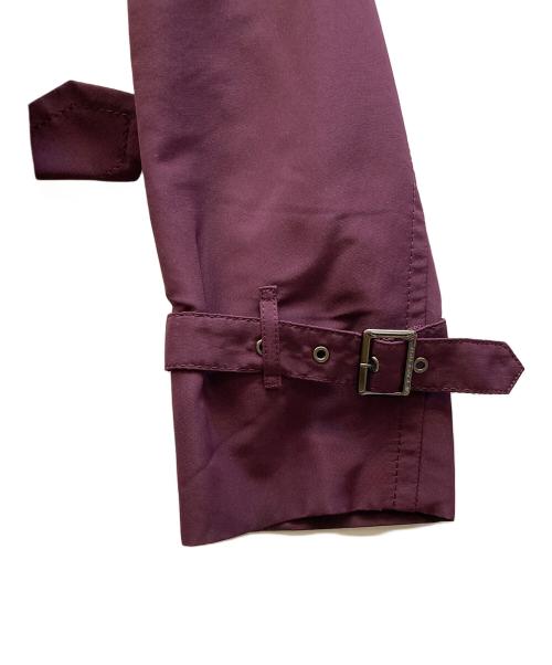 BURBERRY（バーバリー）BURBERRY (バーバリー) ライナー付スタンドカラーコート パープル サイズ:38の古着・服飾アイテム