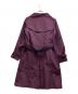 BURBERRY (バーバリー) ライナー付スタンドカラーコート パープル サイズ:38：13000円