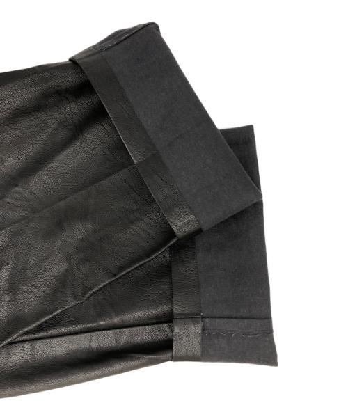 Plage（プラージュ）Plage (プラージュ) フェイクレザーEASY パンツ ブラック サイズ:34 未使用品の古着・服飾アイテム