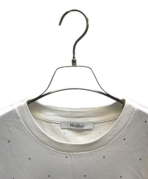 MaxMara（マックスマーラ）MaxMara (マックスマーラ) ORESTE PRINTED T-SHIRT ホワイト サイズ:Sの古着・服飾アイテム
