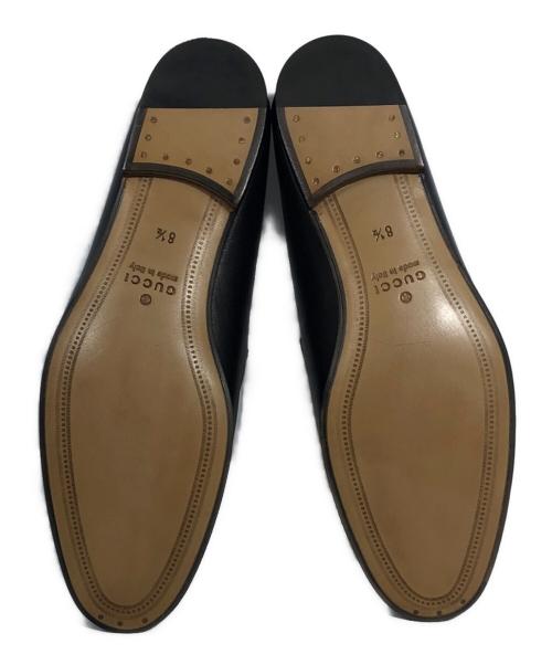 GUCCI（グッチ）GUCCI (グッチ) ブリクストン ビットローファー ブラック サイズ:8 1/2の古着・服飾アイテム