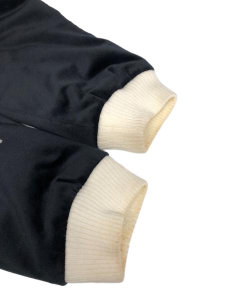 HOUSTON（ヒューストン）HOUSTON (ヒューストン) 別珍スカジャン ブラック サイズ:MEDIUMの古着・服飾アイテム