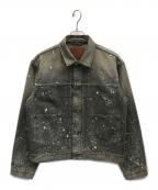 SUGARHILLシュガーヒル）の古着「MOLDED DENIM JACKET」｜グレー