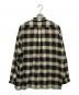 SUGARHILL (シュガーヒル) OMBRE PLAID LOOSE OPEN COLLAR BLOUSE グレー：20000円
