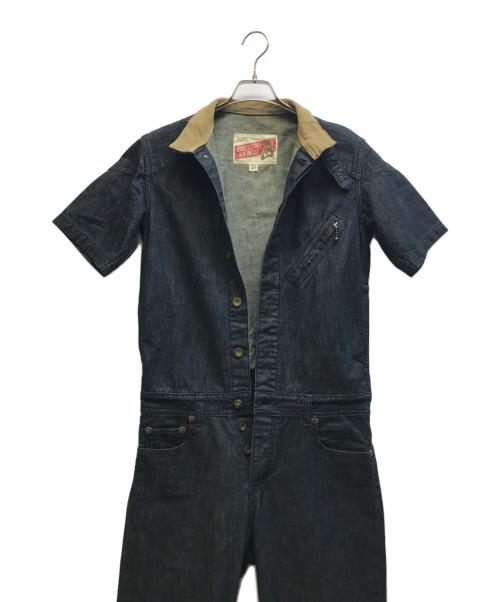 ADDICT CLOTHES（アディクト クローズ）ADDICT CLOTHES (アディクト クローズ) つなぎ インディゴ サイズ:36の古着・服飾アイテム