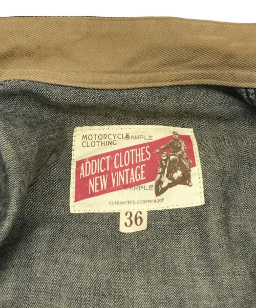 ADDICT CLOTHES（アディクト クローズ）ADDICT CLOTHES (アディクト クローズ) つなぎ インディゴ サイズ:36の古着・服飾アイテム