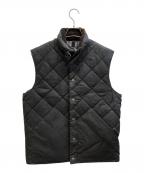 ADDICT CLOTHESアディクト クローズ）の古着「オイルドコットン ダウンベスト」｜ネイビー