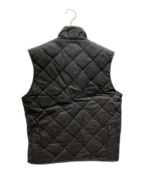 ADDICT CLOTHES（アディクト クローズ）ADDICT CLOTHES (アディクト クローズ) オイルドコットン ダウンベスト ネイビー サイズ:38の古着・服飾アイテム