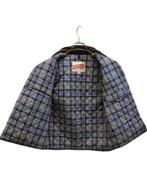 ADDICT CLOTHES（アディクト クローズ）ADDICT CLOTHES (アディクト クローズ) オイルドコットン ダウンベスト ネイビー サイズ:38の古着・服飾アイテム